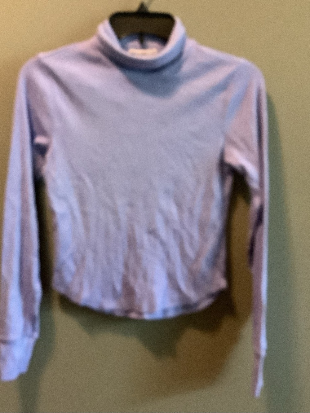 LAmade Lilac Ribbed Turtleneck Top